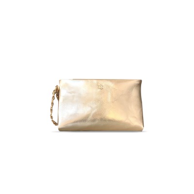 CHANEL CRYSTAL CC HANDLE WRISTLET POUCH LAMBSKIN AP4281 (24.5*16*2.5cm)